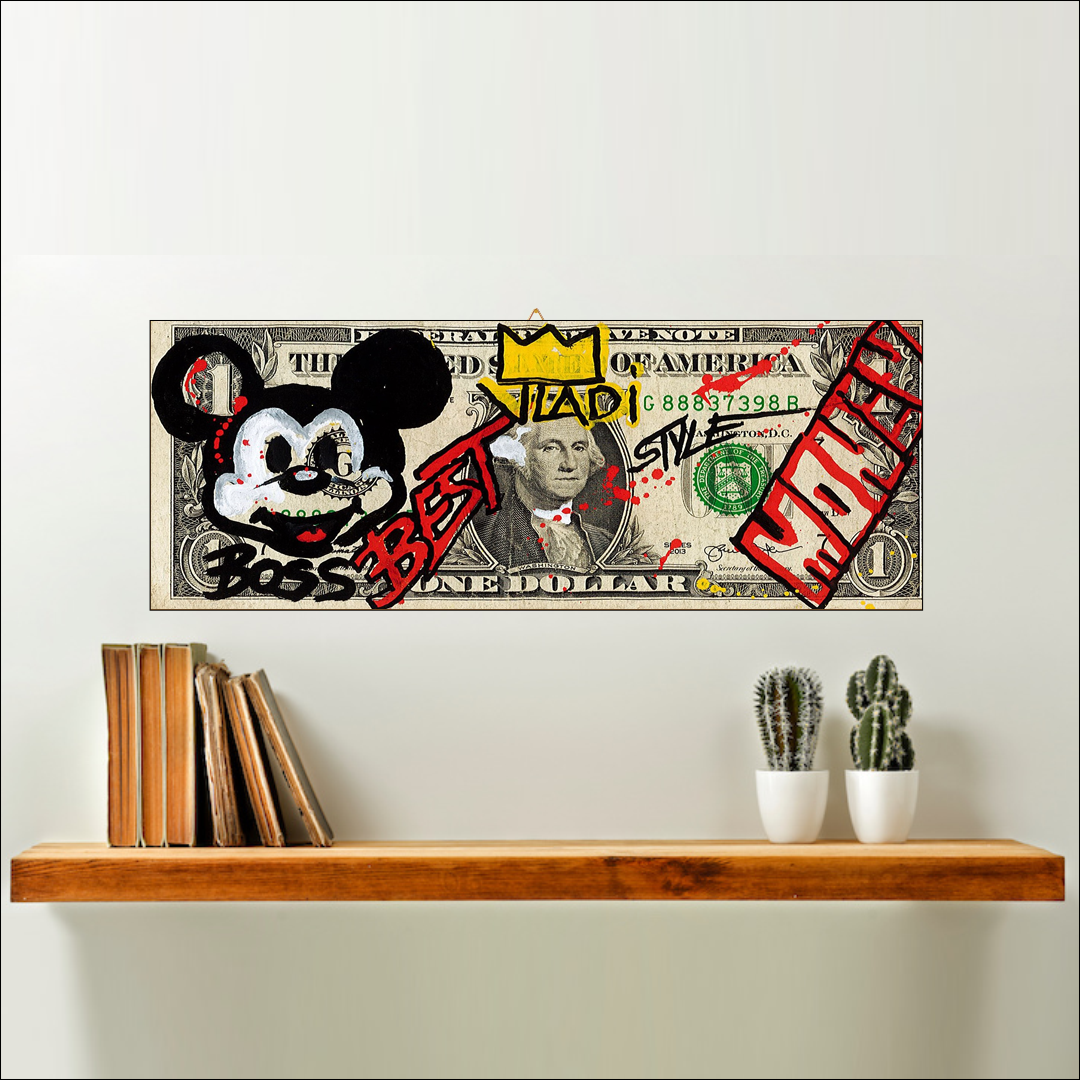 Quadro Panorama Dollaro Mickey