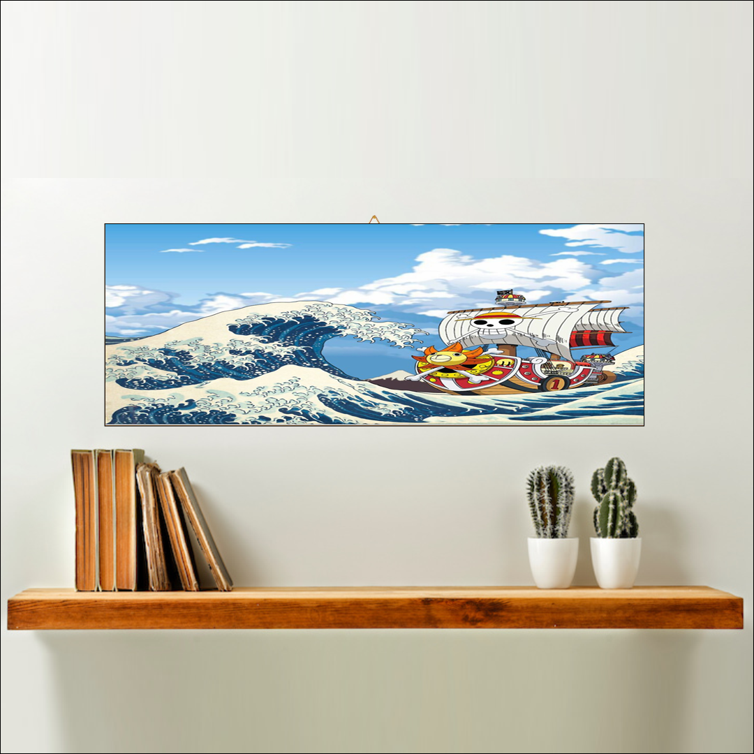 Quadro Panorama kanagawa Thousand Sunny