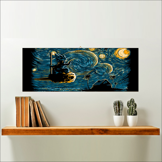 Quadro Panorama nottestellata art KidGoku Kame