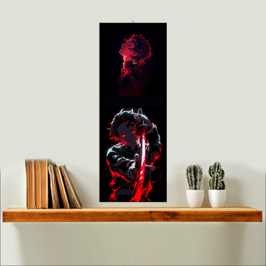 Quadro Panorama Tanjiro Red