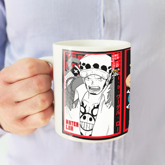 Tazza In Ceramica Law_Luffy_Shanks