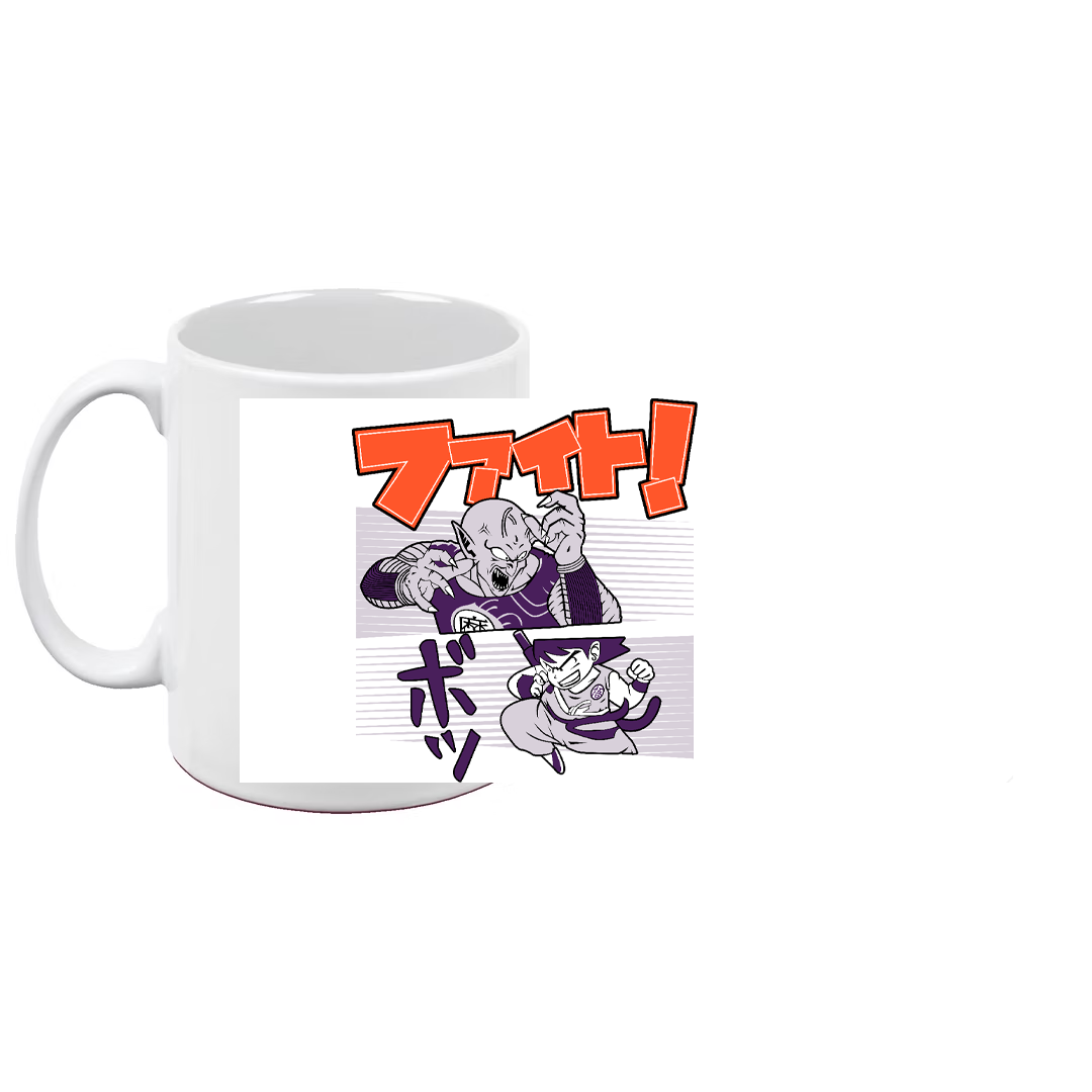 Tazza In Ceramica Kid Goku Vs Al Satan