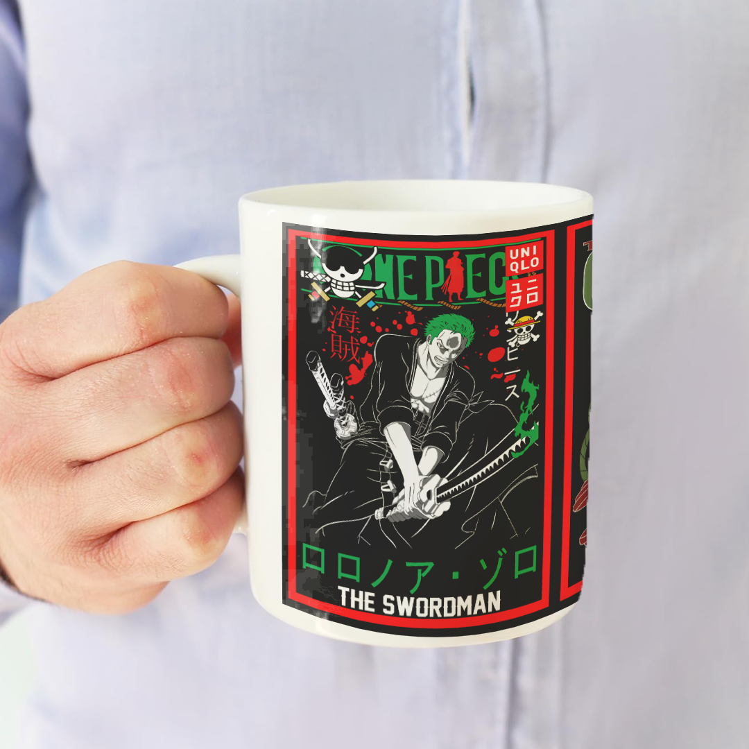 Tazza In Ceramica Zoro Sword