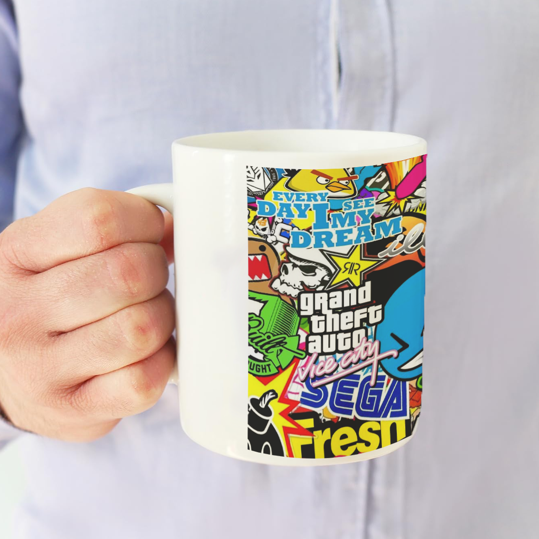 Tazza In Ceramica Geek StreetArt