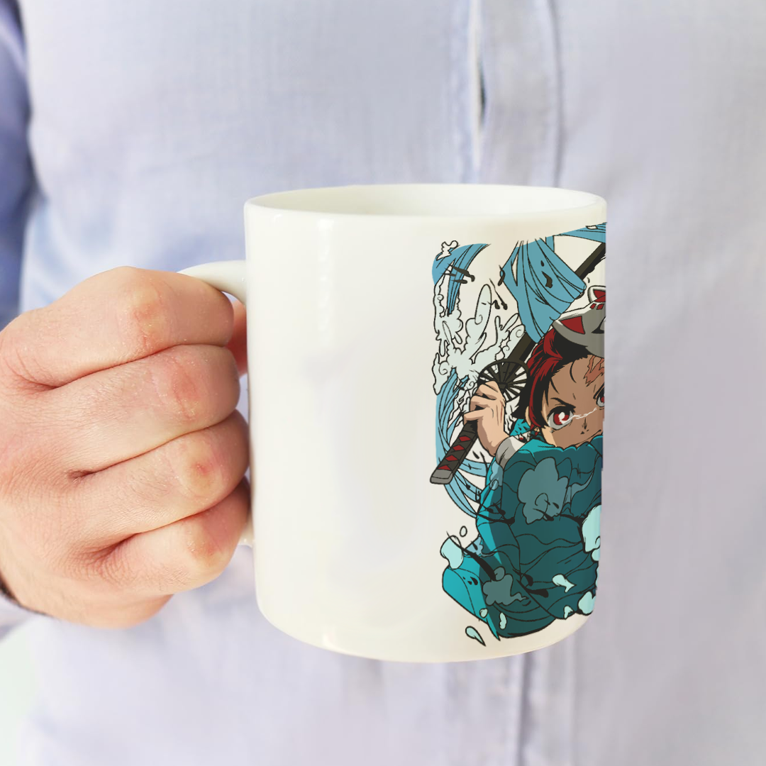 Tazza In Ceramica Tanjiro Respirazione dell'Acqua