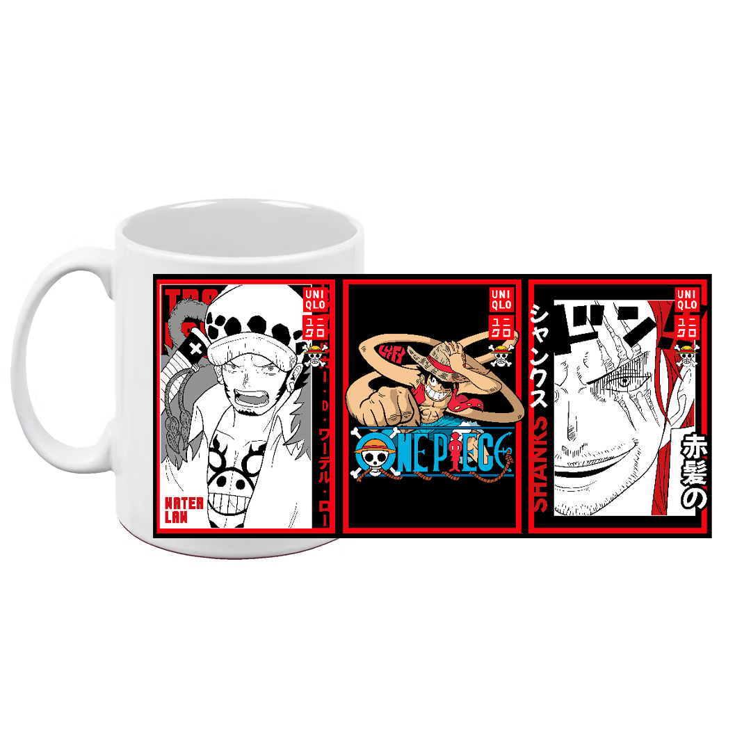 Tazza In Ceramica Law_Luffy_Shanks