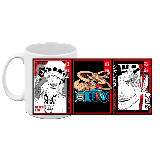 Tazza In Ceramica Law_Luffy_Shanks