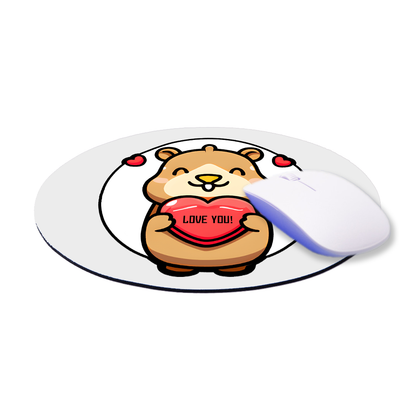 MousePad Tappetino Mouse Capibara Love