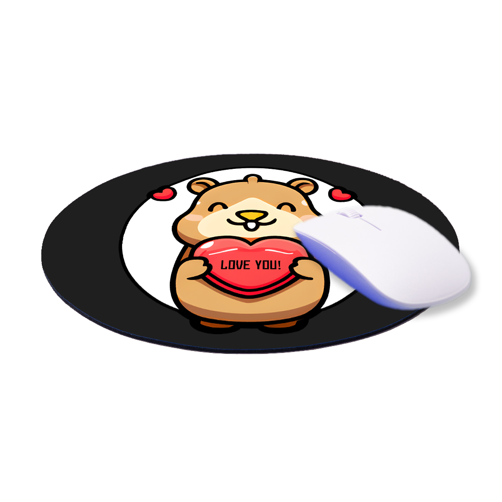 MousePad Tappetino Mouse Capibara Love