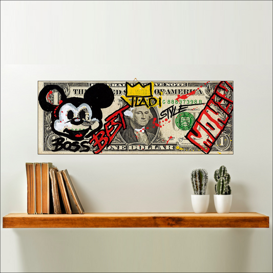 Quadro Panorama Dollaro Mickey
