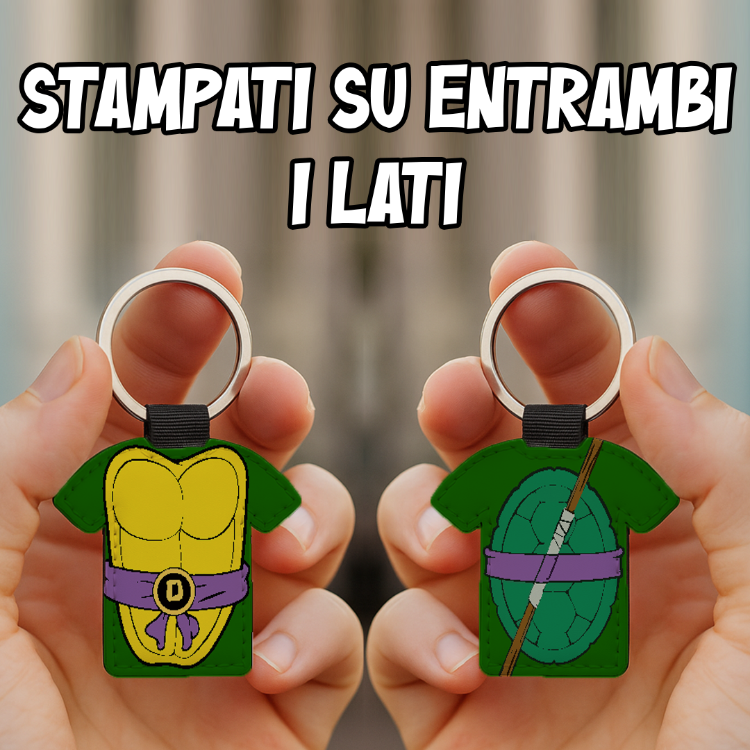 Portachiavi T-shirt Donatello Tartaruga