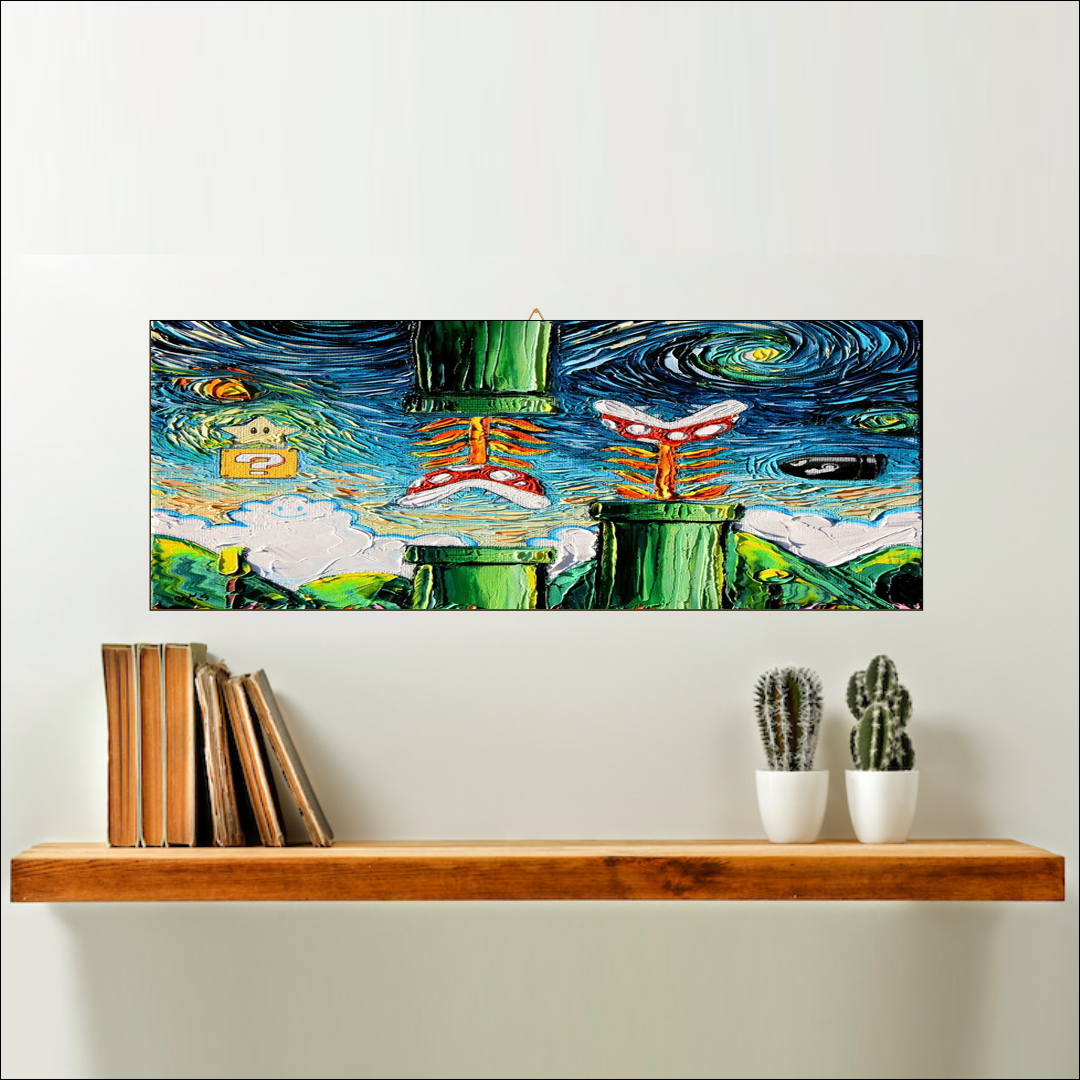 Quadro Panorama MarioWolrd art