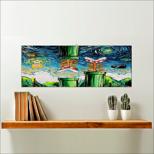 Quadro Panorama MarioWolrd art