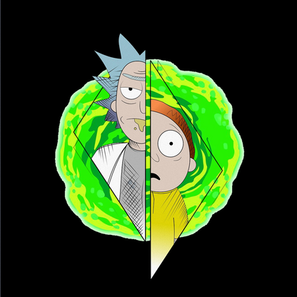 RickAndMorty faces 