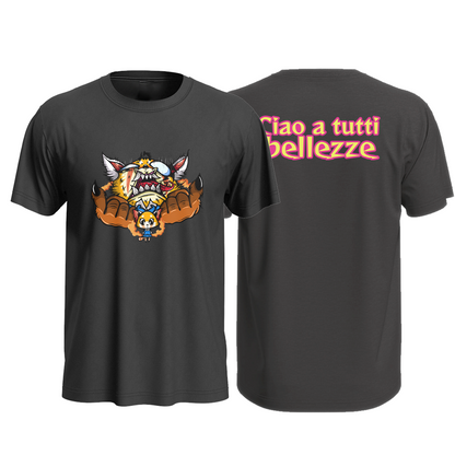 T-SHIRT/FELPA Ciao a Tutti Bellezze - Aggretsuko