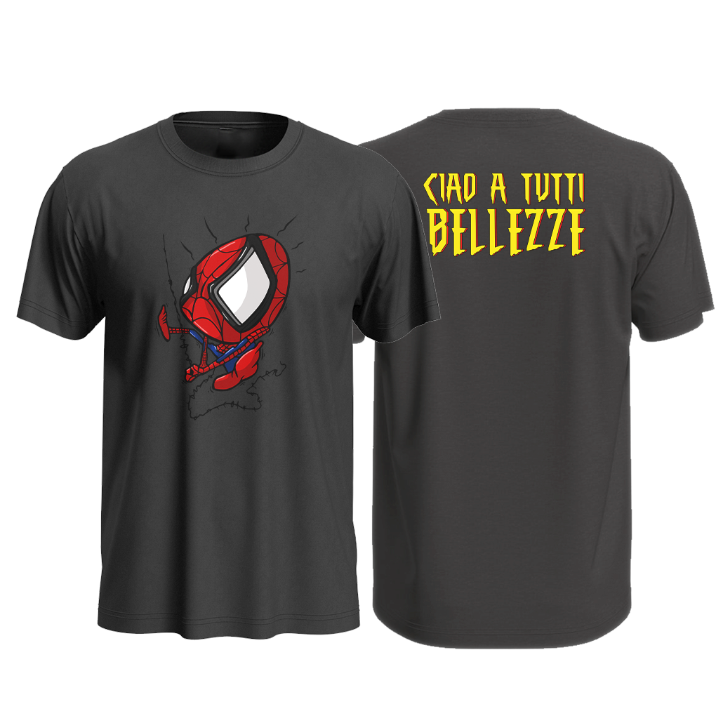 T-SHIRT/FELPA Ciao a Tutti Bellezze - Spiderman